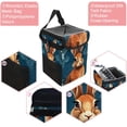 thumbnail image 2 of Rabbit Foldable Car Trash Can with Lid, Leak-Proof, and Hanging Storage Bag - Car Garbage Can, Car Trash Can, Trash Can for Car, 2 of 6
