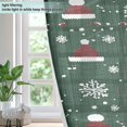 thumbnail image 4 of Yayeee Window Curtains Light Filtering 63"x52" Grommet Panel Pair Home Living Room Decor, Christmas Santa Hats, 4 of 7