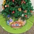 thumbnail image 3 of Easter Eggs Bunny Christmas Tree Skirt Happy Easter Day Tree Skirt Ornament for Easter Holiday Party Home Decoration.30, 3 of 5