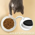 thumbnail image 3 of Quyimy Non-Slip Ceramic Cat Bowl, Cat Food Bowl with Silicone Base, Anti Whisker Friendly Cat Bowl for Food and Water, Shallow Cat Food Dish for Cats, Kitten, Small Dogs (Fihsbone), 3 of 8
