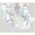 thumbnail image 1 of Univarsal 911840814005-70.5x58.5-LAM 70.5 x 58.5 in. Citrus County, Florida Wall Map - Laminated, 1 of 1