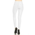 thumbnail image 3 of Women's Stretchy Comfy Pockets Solid Skinny Jeggings Jean Pants S-3XL, 3 of 4