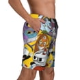 thumbnail image 3 of The Cuphead Show Mens Swim Trunks Quick Dry Board Shorts with Mesh Lining Beach Shorts Swimwear Bathing Suits, 3 of 7