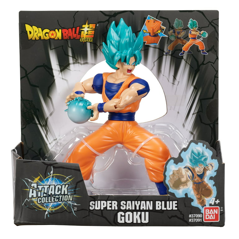 Boneco Goku Super Sayadin Blue Dragon Ball Super Bandai - Fun