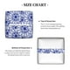 thumbnail image 5 of Balery Blue And White Flowers Porta Pañuelos de Cuero con Estampado – Funda Moderna Cuadrada para Caja de Pañuelos, Dispensador 5x5x5'', 5 of 7