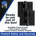 thumbnail image 6 of Bobco Metals Heavy Duty Weldable Pair 3" x 3" Gate Hinges - 10 pieces, 6 of 6