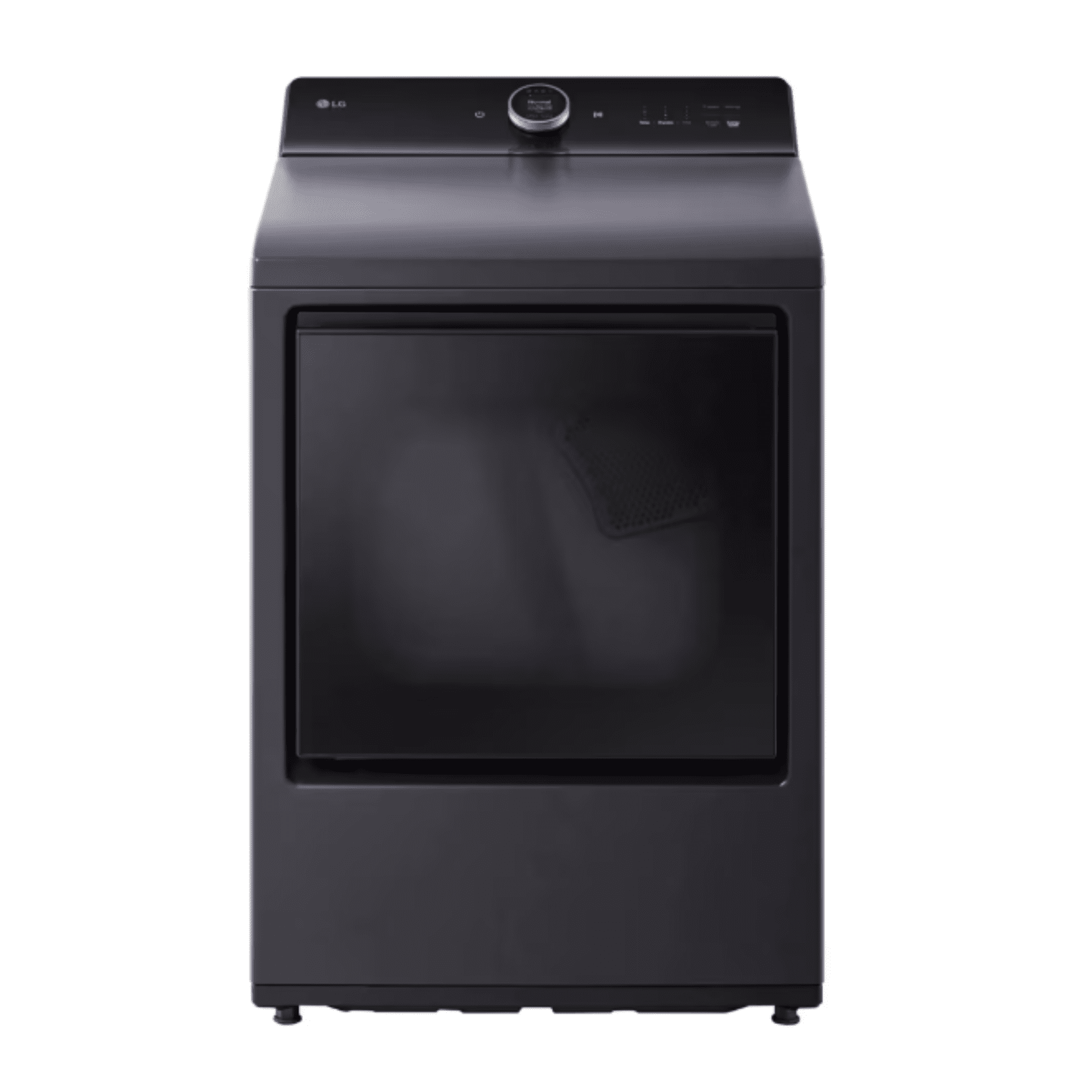 LG DLGX8601BE 27 Inch Top Load Gas Dryer with 7.3 cu ft Ultra Capacity, EasyLoad Door & AI Sensor Dry in Black