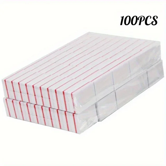 50/100 Uds Mini limas de lijado bloque pedicura cuidado de manicura Nail Art Buffer esmalte manicura pedicura herramientas de lima de uñas