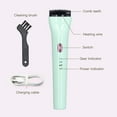 thumbnail image 3 of Electric Eyelash Curler, 3 Heated Mode Handheld Rechargeable Long Lasting Eyelash Curler with Cleaning Brush, 3 of 8