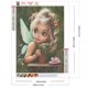 thumbnail image 2 of Pintura de diamante 5D DIY, taladro redondo completo, Kit de chica dulce, decoración del hogar, 30x40cm, 2 of 9