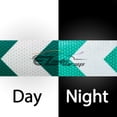thumbnail image 2 of 120ft Night Reflective Safety Tape Warning Caution Adhesive Conspicuity Arrow Checker Marking Decal Sticker Roll Film Truck RV Trailer Boat ATV Construction Indoor Outdoor, 2 of 2