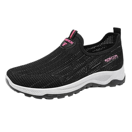 

Blphud Comfy Work Shoes for Women Summer Shoes for Women 2024 Casual Womens Leather Shoes Casual Women s Summer Mesh Casual Shoes Light Breathable Slip on Sneakers Rose Casual Shoes for Women 41