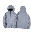 thumbnail image 5 of GHSOHS Men's Reflective Jacket Casual Outdoor Coat Glow In The Dark Windbreaker Running Cycling Hiking Rain Jackets Outerwear 2XL, 5 of 6