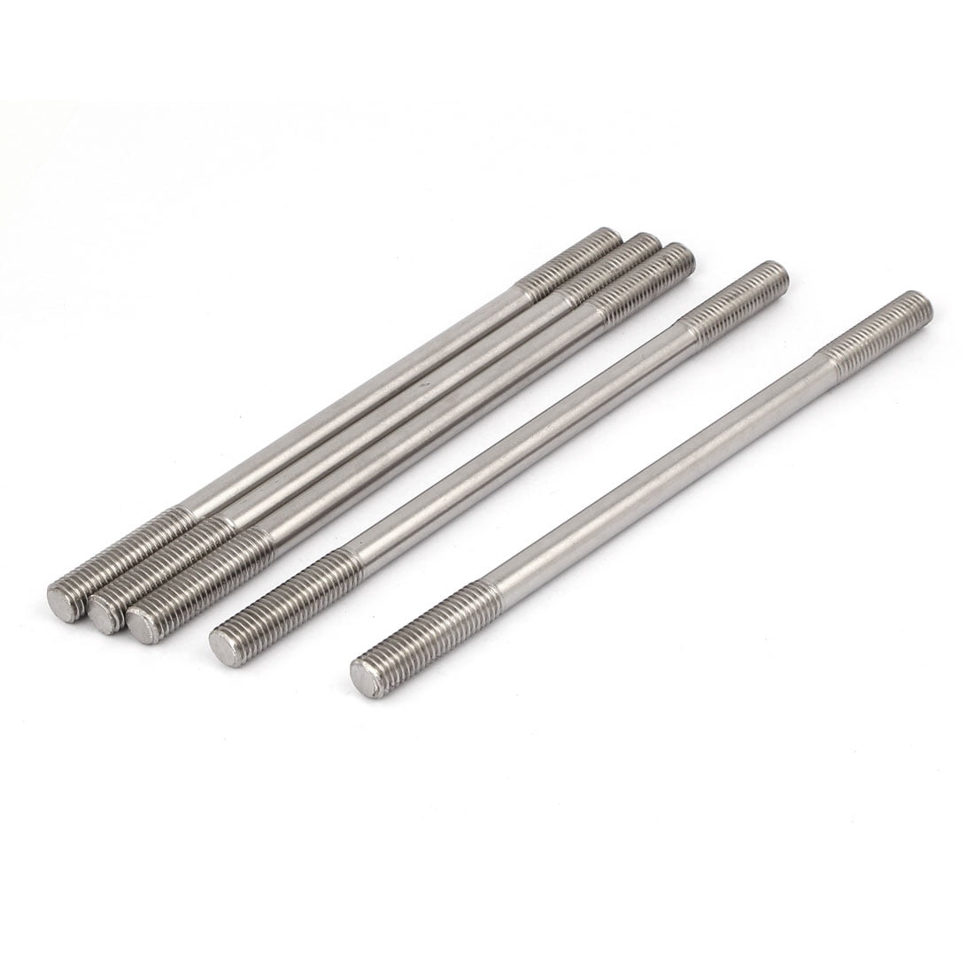 304 Stainless Steel Double End Thread Tight Push Rod Stud M10x190mm