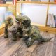 thumbnail image 4 of Peluche de dinosaurio gigante de tamaño real, muñeco de dragón Tyrannosaurus Rex, peluche suave, regalo de cumpleaños para niños, 4 of 5