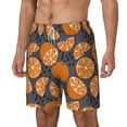 thumbnail image 2 of Balery Various Oranges Mens Swim Trunks Swim Shorts for Men Quick Dry Inseam Beach Shorts with Compression Liner Pocket-XX-Large, 2 of 9