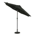 thumbnail image 3 of Mirage II Fiesta 9-ft Octagon Market Umbrella with Solar LED Tube Lights - Black - Breez-Tex Canopy, 3 of 10