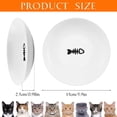 thumbnail image 2 of Ceramic Cat Food Plates Cat Wet Food Bowls Shallow Bowls for Kittens and Small Animals, 2 of 6