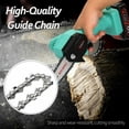 thumbnail image 4 of 4/6Inch Chainsaw Guide Bar And Saw Chain Set Fits Electric Chain Saw Wood Cutter, 4 of 7