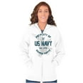 thumbnail image 4 of US Navy Property of Semper Fortis Unisex Plus Size Zip Hoodie Brisco Brands 2X, 4 of 5