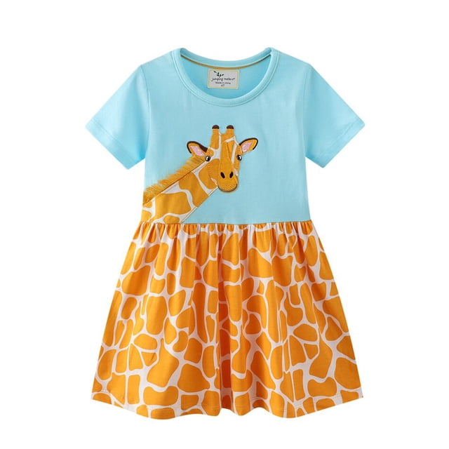 2022 Disney Encanto película Madrigal Niñas Vestido de verano unicornio dibujos animados estampado malla princesa Vestido Casual Vestido niños ropa 9-10T Gao Jinjia LED