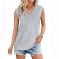thumbnail image 7 of Abomasnow Womens V Neck Tank Tops Casual Sleeveless Ribbed Knit Shirts Trendy Sweater Vest Outfits, 7 of 7