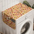 thumbnail image 1 of Autumn Washing Machine Organizer, Fall Forest Maple Leaves with Acorn Berries Chestnut Oak Birch Tree, Anti-slip Fabric Top Cover for Washer and Dryer, Mustard Apricot and Brown, by Ambesonne, 1 of 1