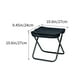 thumbnail image 3 of Fiudx Taburete Portátil, Silla Plegable Compacta, Asiento Pequeño y Resistente, Diseño Ligero de Tela Oxford, Ideal para Acampar Al Aire Libre, Ideal para Viajes y Senderismo, Incluye Bolsa de Almace, 3 of 6