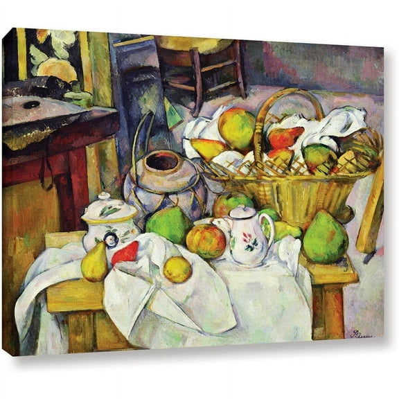 Paul Cezanne "Still Life with Basket" Gallery-wrapped Canvas Art