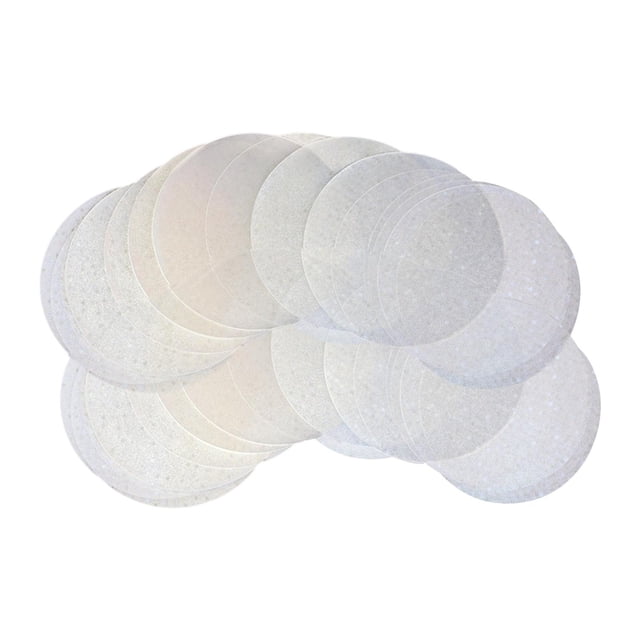 100 protectores de película redondos portátiles de 7 cm para principiantes. Estilo B
