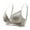 Gray Womens Bras, variant on Womens Bras Front Closure AB Cup Bras for Women Push Up Strappy Backless Lightweight Padded Comfortable Tshirt Bra