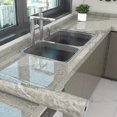 thumbnail image 1 of 1pc Marble Wallpaper, Waterproof Oil-proof Heat Resistant Peel And Stick Contact Paper, Granite Countertop Paper, Kitchen Bathroom Backdrop Table Desk Wall Desk Appliance Furniture Sticker, Renovation Wallpaper, Home Decor, 1 of 6