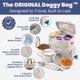 thumbnail image 2 of Bolsa de viaje para perro Rubyloo con cuencos y contenedores para comida, beige, 2 of 7