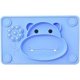 thumbnail image 1 of KAIYANG Plato Infantil Plato Bebé con Ventosa, Bebés - con Juguete - Silicona Libre de BPA (Rosa) azul, 1 of 5
