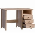 thumbnail image 5 of From the Tree Furniture Solid Wood Desk with Drawers – Compact Study Desk for Kids & Adults, Space-Saving Home Office Writing Table, Real Pine Construction, 5 of 9