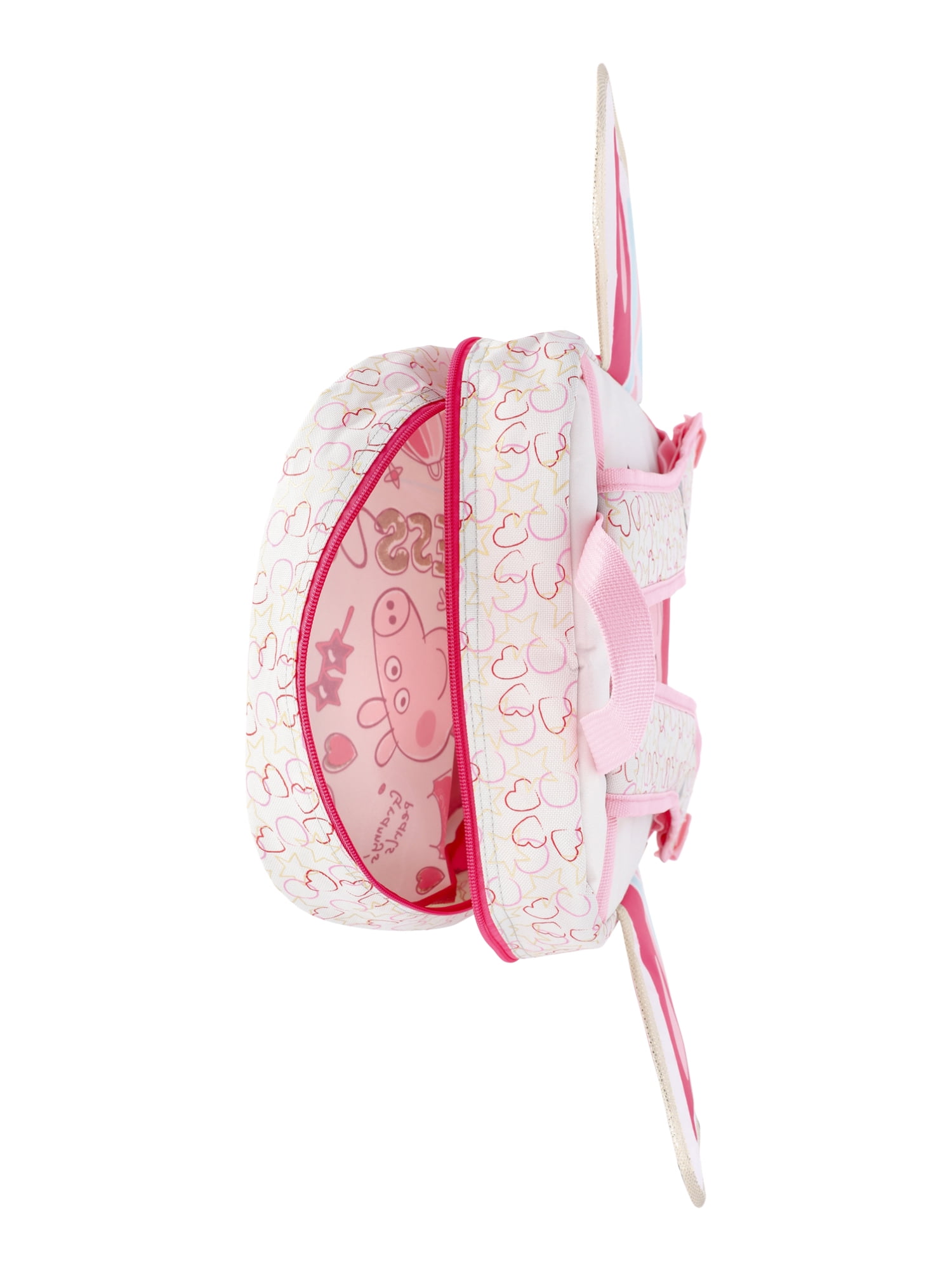 Peppa Pig Girls 17" Dress Up Backpack with Wings, Pink