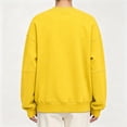 thumbnail image 5 of DISKEBUISS Women's Crew Neck Sweatshirt Long Sleeve Oversized Pullover Top for Fall Winter Casual Solid Shirt, 5 of 6