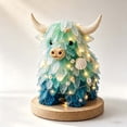 thumbnail image 6 of 3D DIY Sea Glass Art Kit with LED Lights, Coastal Holiday Decor Making Kit, Handmade Sea Figurine Art Set for Christmas, Highland Cow Decor, Shell & Home Decoration(A), 6 of 6