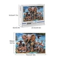 thumbnail image 3 of Juguete de rompecabezas HUOGUO, 1000 unidades, para adultos y niños, con 2 mm de grosor, 3 of 4