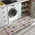 thumbnail image 3 of Cute Pitbull Terriers Dog and Flower Kitchen Rug Mat,Kitchen Runner Rugs Non Skid Washable,Decorative Kitchen Floor Mats for Kitchen,Sink,Laundry,17"x47.2", 3 of 7