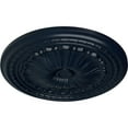 thumbnail image 3 of Ekena Millwork 20 1/2"OD x 1 7/8"P Alexa Ceiling Medallion (Fits Canopies up to 2 7/8"), Hand-Painted Midnight Dream, 3 of 6