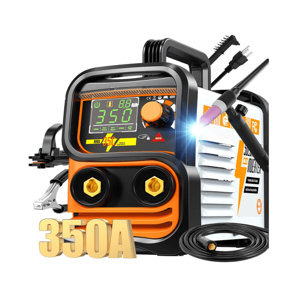 Soldadora Inversor 20-350A MMA/Tig 2 En1 Pantalla Lcd Eo Safe Imports Naranja