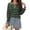 Olive Green, variant on NAYTOAO Women Ruffle Collar Polo Knit Sweater Long Sleeve Button Pullover
