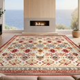 thumbnail image 2 of Design&I 2'x3' Ultra Soft Door Mat, Assorted Boho Vintage Southwestern Checkered Door Mongolian Nylon None Fluffy Washable Easy Care Indoor rug for Bedside Entryway, 2 of 7