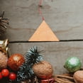 thumbnail image 2 of 6pcs DIY Triangle Slices Pendant Wooden Pieces Unfinished Cutouts Ornament, 2 of 6
