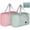 2Pack -Pink Blue, variant on Foldable Travel Duffel Bag (2 Pack), For Spirit Airlines, Weekender Overnight Bag, Tote Carry  Luggage  Duffle Weekender Overnight for Women and Girls (2Pack-Red Black)