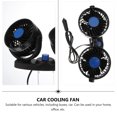 thumbnail image 4 of OULII Ventilateur Électrique Auto Double Tête Portable Silencieux Faible Consommation Ventilateur de Voiture, 4 of 8