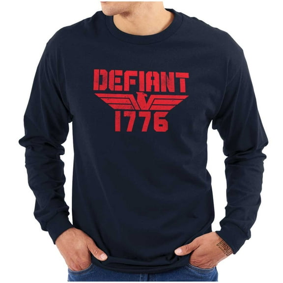 1776 Defend Freedom Independence Long Sleeve TShirt Men Women Brisco Brands S