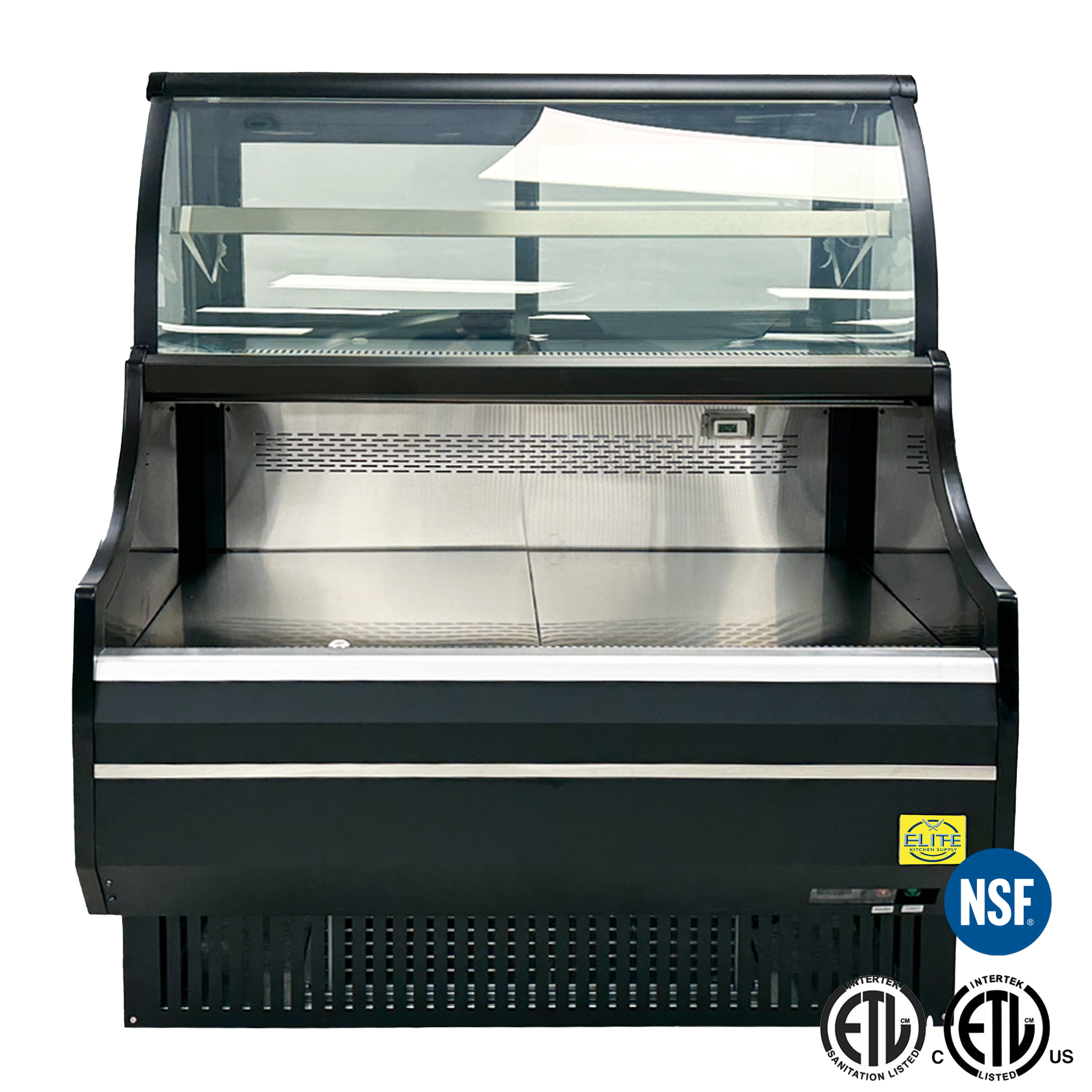 50 in. Open Air Merchandiser Refrigerator Cooler Display Combo, Commercial Merchandiser Refrigertator NSF ETL