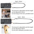 thumbnail image 6 of ELEHOLD Samsung Galaxy A34 5G Crossbody Wallet Case, Zipper PU Leather Phone Case with Card Holder Wrist Strap Purse Cover for Samsung Galaxy A34 5G,Black, 6 of 7
